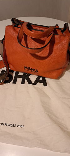 Mishka Cartera De Mano Y Para Colgar .o Crusar , Impeca. Coral Graneado Níquel Coral (Usado)