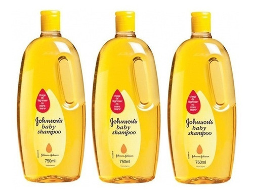 Shampoo Clásico Johnson's 750 Ml Pack 3 Unidades