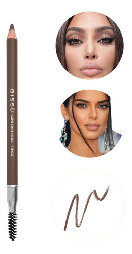 Bissú Lápiz Para Cejas De Larga Duración Color Turco