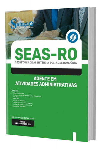 Apostila Seas Ro - Agente Atividades Administrativas