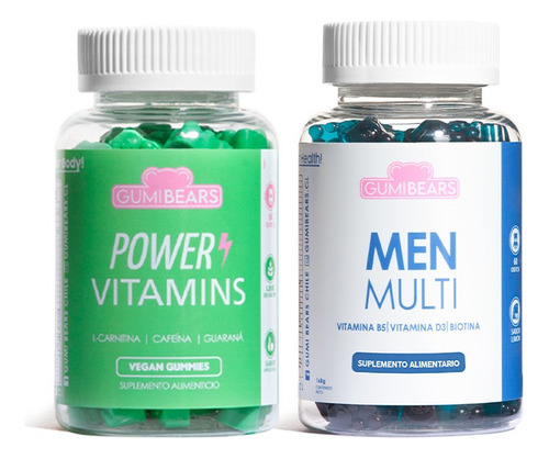 Gumi Bears - Kit Multi Men + Power Vitamins