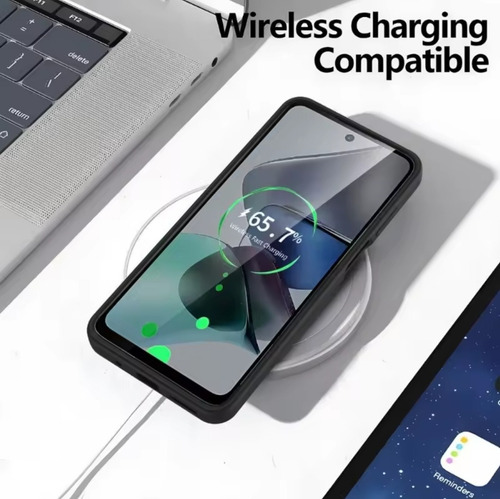 Funda Forrada De Silicona De Primera Calidad Para Moto Edge 60 Pro.