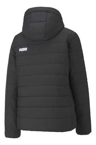 Chamarra Puma Ess Hooded Padded Jacket Negro Para Mujer