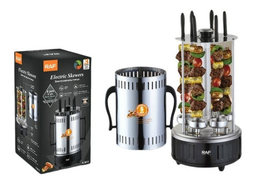 Maquina Para Hacer Brochetas 6 Pinchos 1000w Raf Cocina