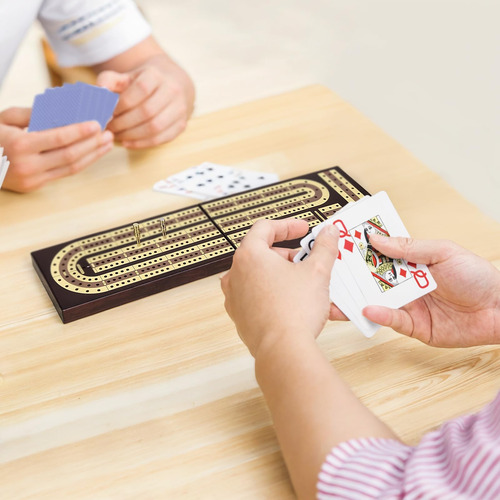 Juego De Tablas De Cribbage Esenharber, Plegables, De Madera