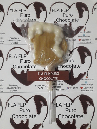 Chupetines De Chocolate Chops Cerveza Dia Amigo San Patricio