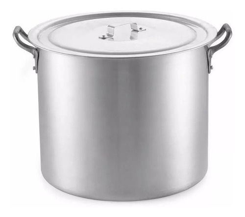 Caldeirão Panela Grande Industrial Aluminio N34 - 27 Litros