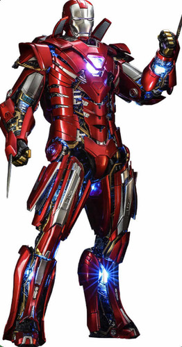 Silver Centurion Suit Up 1/6 Iron Man 3 Hot Toys Mms618