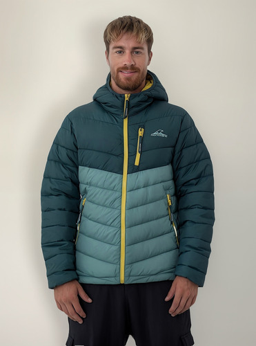 Campera Montagne Hombre Argon Con Capucha Térmica Inflable