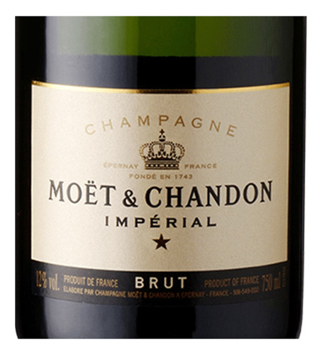Champagne Moet Imperial Brut 750 Ml Kit Com 06 Un