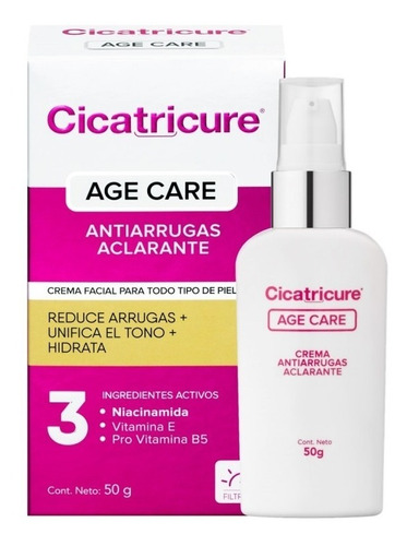 Cicatricure Age Care Antiarrugas Aclarante Facial 50g