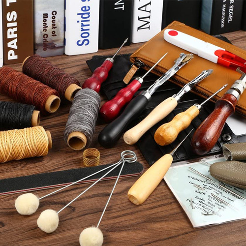Imagem 6 de 6 de Ferramentas De Costura De Couro Diy Artesanato 31pcs