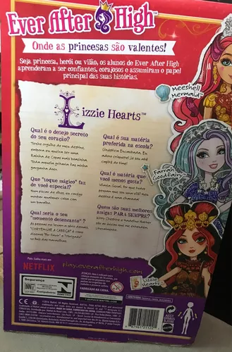 Boneca Ever After High Lizzie Hearts Filha Da Rainha D Copas