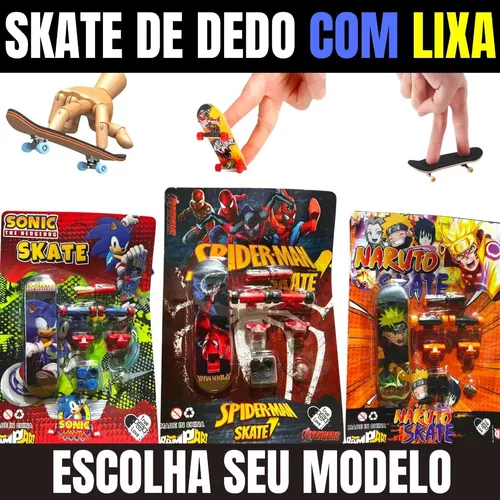 Skate De Dedo Profissional Fingerboard Presente P/ Criança Kit c/ 4 - Monac  Store - Skate de Dedo - Magazine Luiza