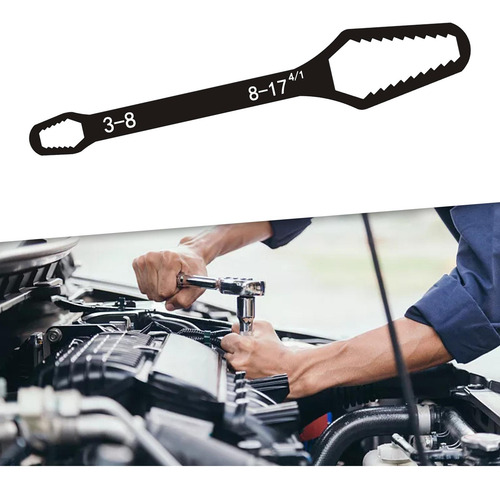 4 Llave Multifuncional, Llave De Doble Punta, Tuercas De