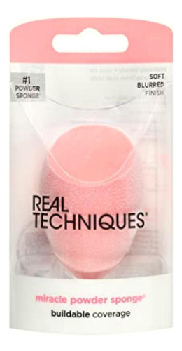 Real Techniques Miracle Esponja En Polvo, Para Fijar Polvo,