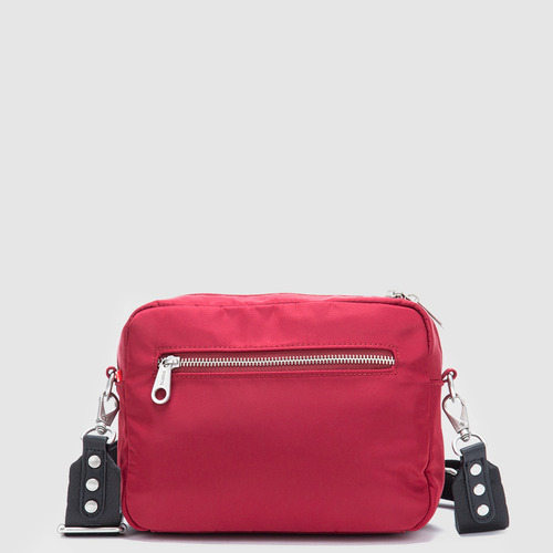 Bolsa Crossbody Bubba Bags Mini Purse Victoria Unisex Merlot Lisa Metalicos Negra