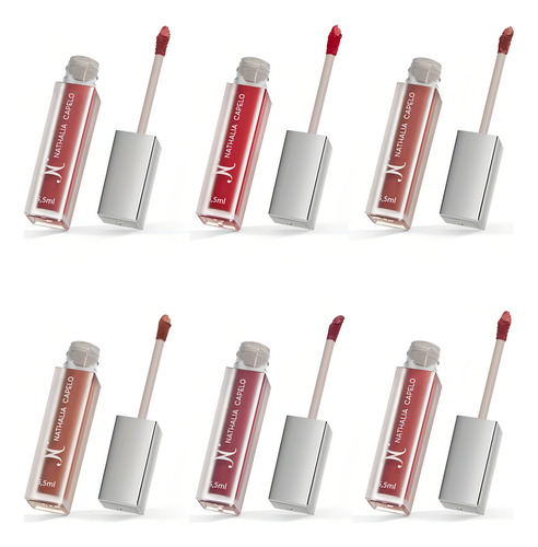 Batom Líquido Soft Matte Nath Nathalia Capelo Todas Cores Cor Maria