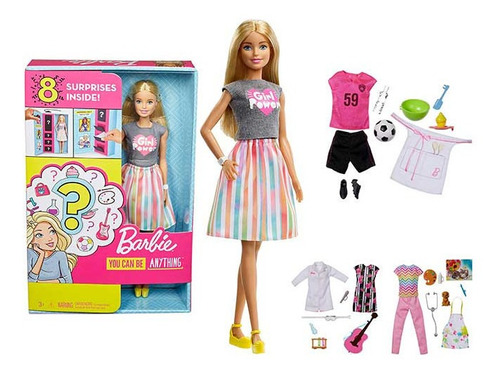  Muñeca Barbie Profesion Yo Quiero Ser 8 Sorpresas