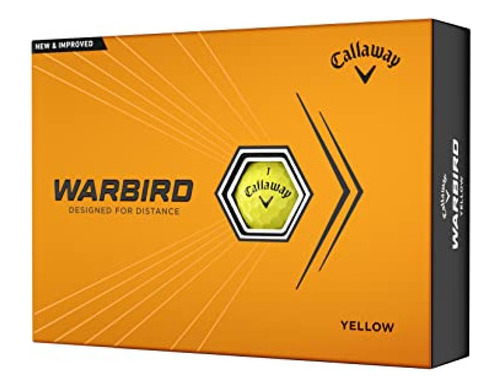Pelotas De Golf Callaway Warbird (versión 2023, Amarillo)