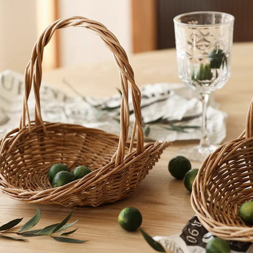Cesta De Pícnic Con Forma De Cristal, Cesta Para Caramelos D