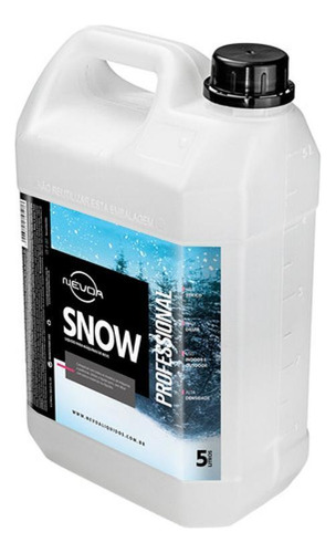 Kit 4 Fluído Liquido Máquina De Neve Snow 5 Litros Nevoa