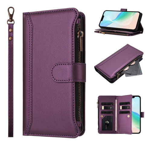 Funda De Piel Con Ranura Tipo Cartera Para Motorola G75, G73, G72, G71, G71