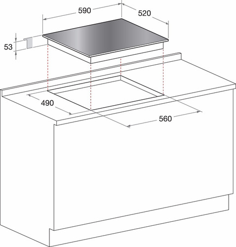 Imagen 2 de 2 de Ariston NIA 640 B - Negro - 220V - 240V/380V - 415V