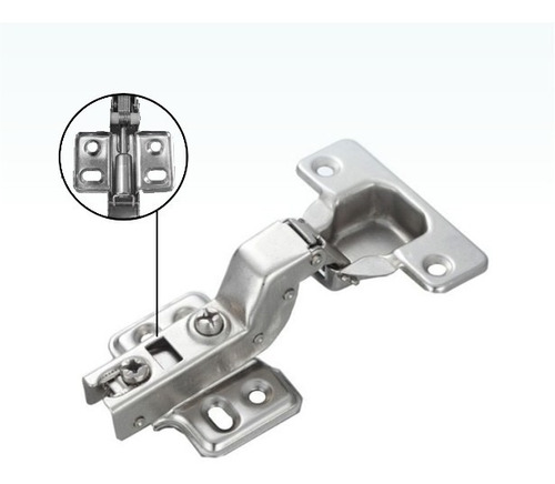 Bisagra Curva Eurometal De 35 Mm Con Freno Pack 2