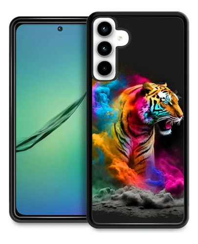 Funda Para Galaxy A35 5g Colorojo Smoke Tiger 6.6 PuLG Plast
