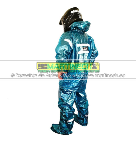 Imagen 2 de 7 de Impermeable Moto Bicicleta Plástico Reflectivo Portable