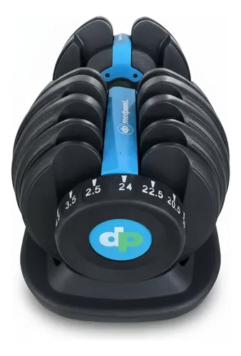 Halter Ajustável Medpoint com Revestimento Borracha 24kg Azul