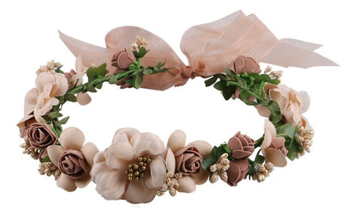 Diadema Para Mujer, Flores Florales, Guirnaldas Para El Pelo