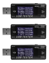 Comprar Paquete 3 Multimetro Voltimetro Medidor Tester Usb 8 En 1