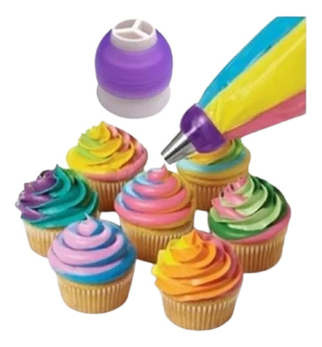 Cople Tricolor Para Decorar Pasteles Duyas