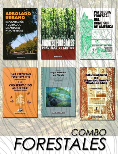 Combo 6 Libros Forestales