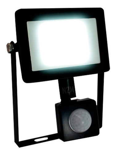 Reflector Led 20w iMac Con Sensor Movimiento Alta Potencia Exterior Color de la carcasa Negro Color de la luz Blanco frío