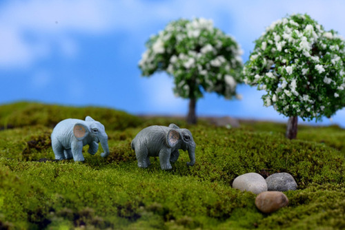 Juego De Decoración De Macetas Con Bricolaje Elefante 10pcs