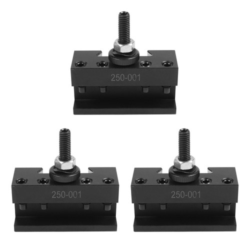 3 Portaherramientas De Torno Cnc 250-001, De Cambio Rápido,