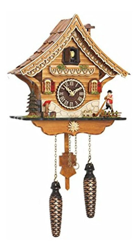 Reloj De Cuco De Cuarzo Casa Suiza Con Musica Incluye Bater