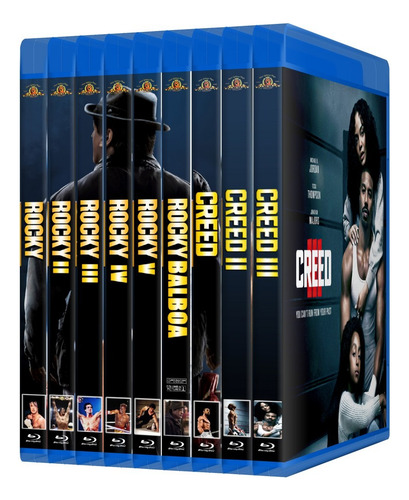 Rocky + Creed- Coleccion Completa - Bluray - 9 Films 