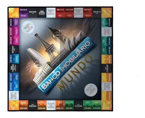 Jogo Banco Imobiliário Mundo - Estrela - Estrela