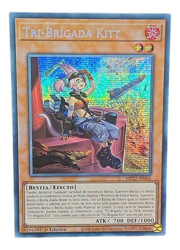 Tri-brigade Kitt Carta Yugioh! Español Secret Rare