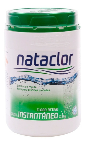 Cloro Activo Instantaneo X 1 Kg Nataclor Granulado Fino