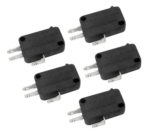 Pf 5 Piezas 15a 250vac V-15 Botón Spdt 1no 1nc Micro Switch