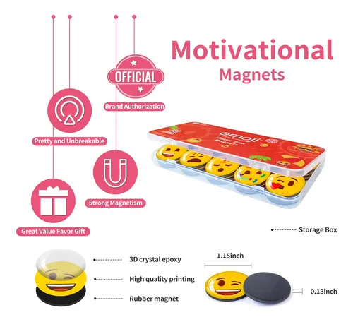 Morcart 30 Imanes De Emoji Para Nevera, Imanes De Refrigera.
