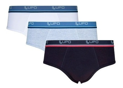 Imagen 6 de 9 de Slip Lupo Algodón Con Lycra Importado Modelo 524