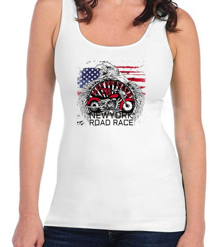 Musculosa New York Road Race Motor Club 76