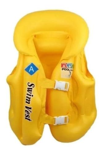 Chaleco Seguridad Inflable Flotador Niños Salvavidas Talla S