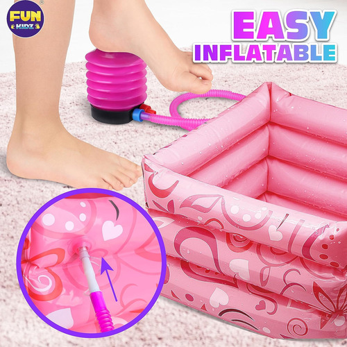 Funkidz - Kit De Spa De Pies Para Niñas, Kit De Pedicura Par
